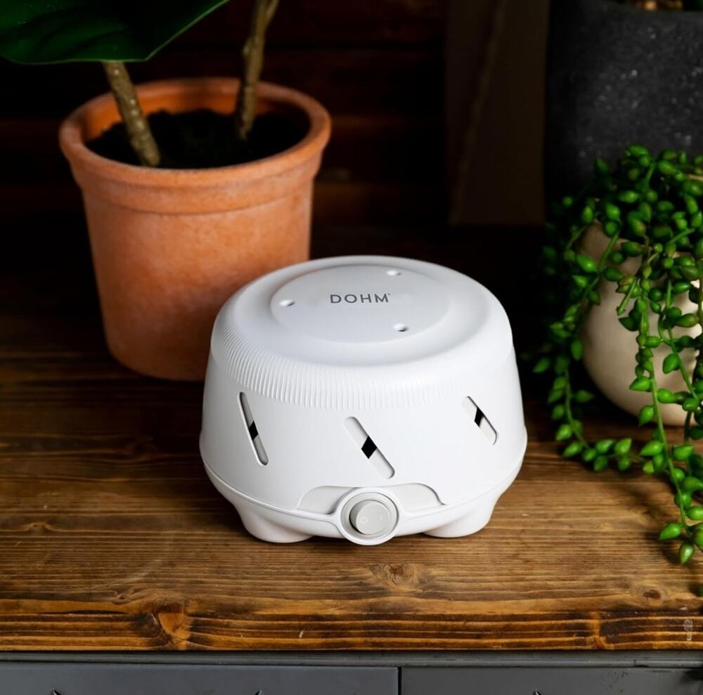 Yogasleep DOHM UNO White Noise Machine Real Fan Non-Looping Sound -Color White